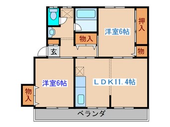 間取図 ルミナス南光台東