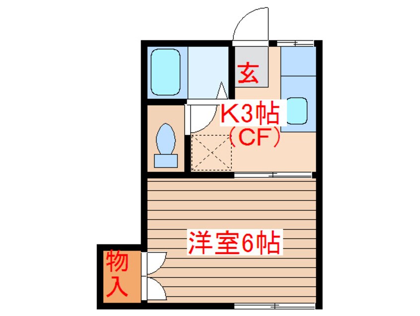 間取図 アーバンハイツ荒巻