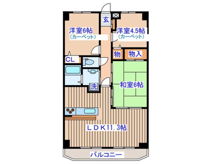 間取図 ロワールＴＮ