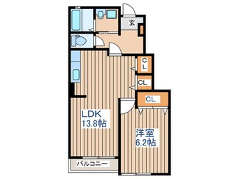 間取図 リバーサイド無限∞Ⅰ