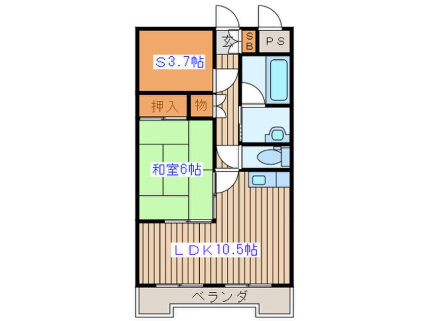 間取図 Ｋ２オリエントビル