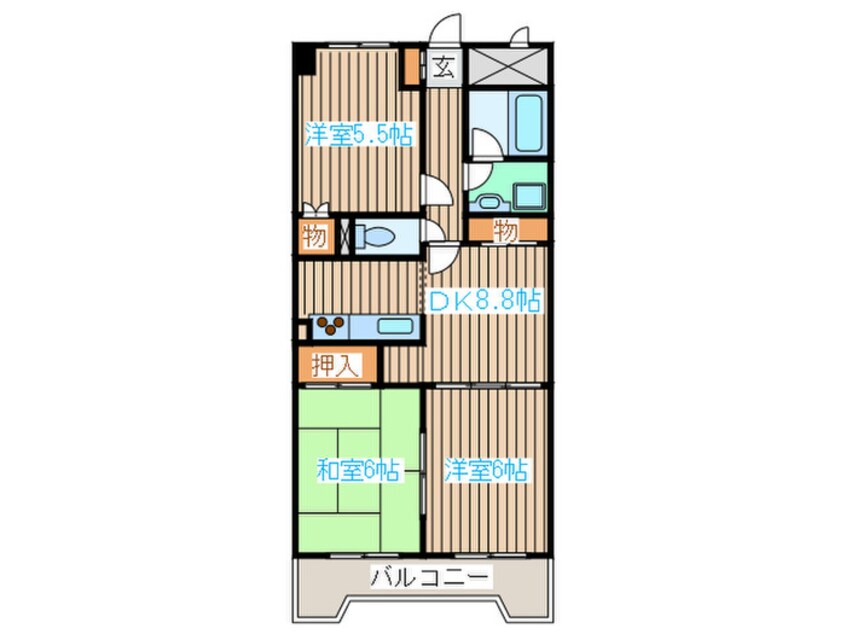 間取図 レックス本郷通り