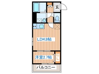 間取図 アイ・ウィステリア多賀城