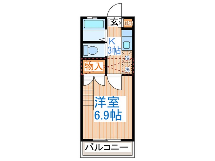 間取図 ティエラ清流１