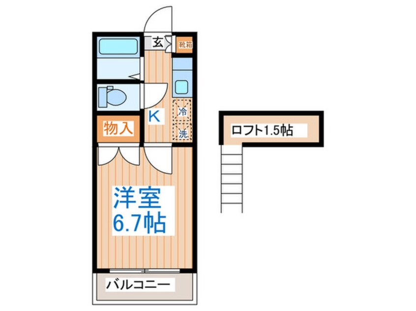 間取図 ティエラ清流２