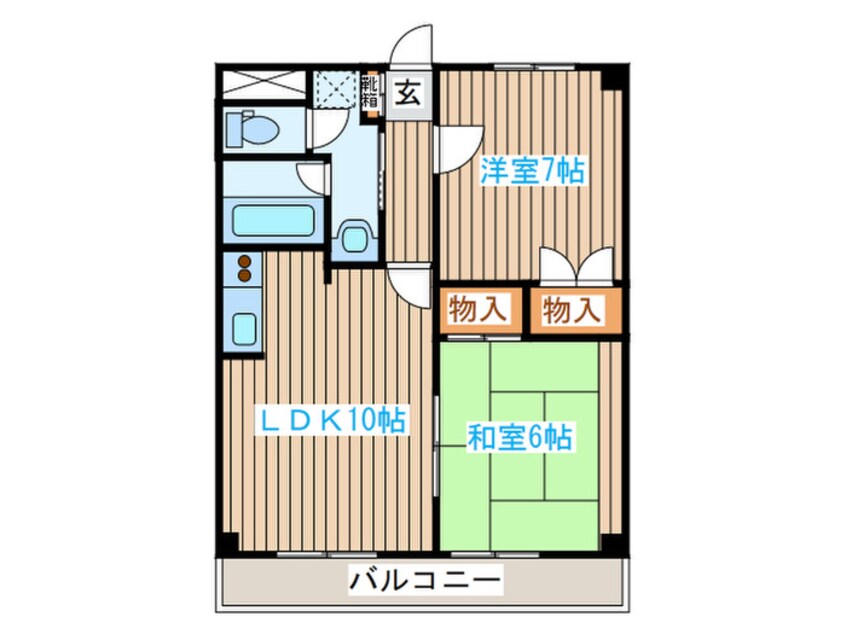 間取図 アメニティーライフ泉