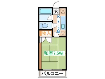 間取図 コーポ欅