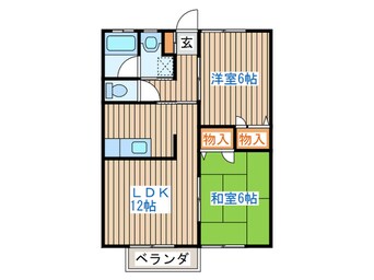 間取図 ドエルビレッチ