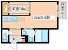 R-SMART南仙台 1LDKの間取り