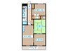 ROOMYかんの 3DKの間取り