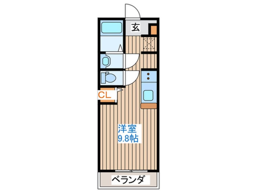 間取図 Ｋ－１榴ヶ岡