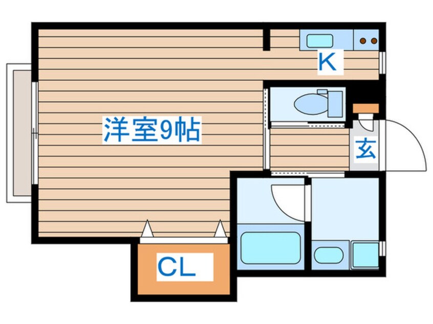 間取図 フォレストヒルサイド国見