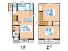 リアン 2LDKの間取り