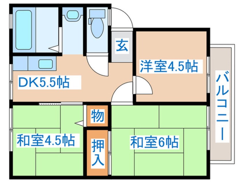 間取図 中山セントラルハイツ