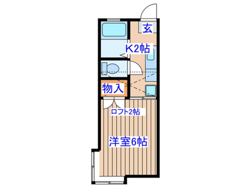 間取図 ロワール八乙女