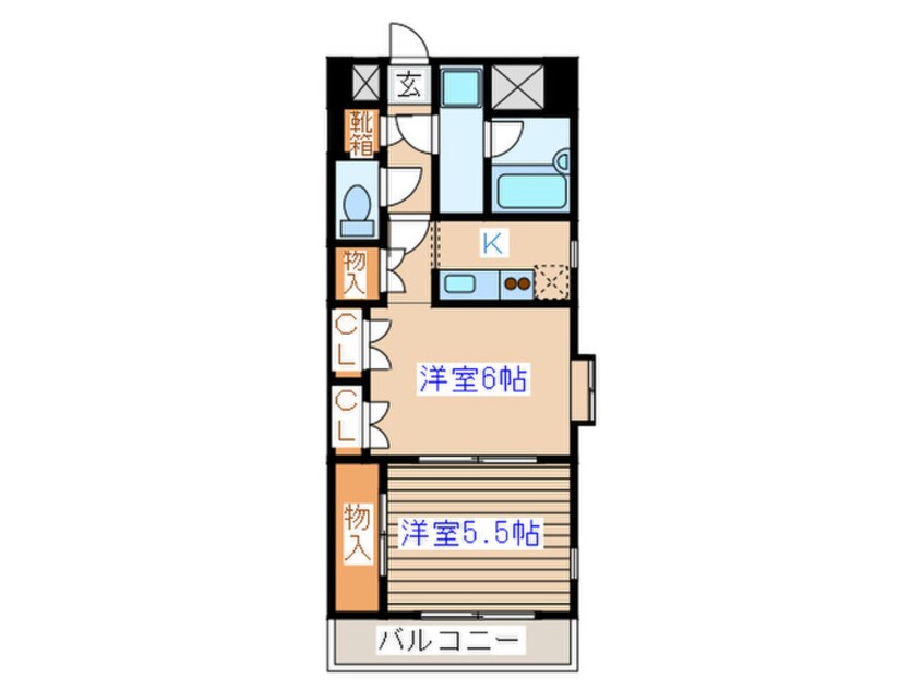 間取図 ロイヤルヒルズ泉中央