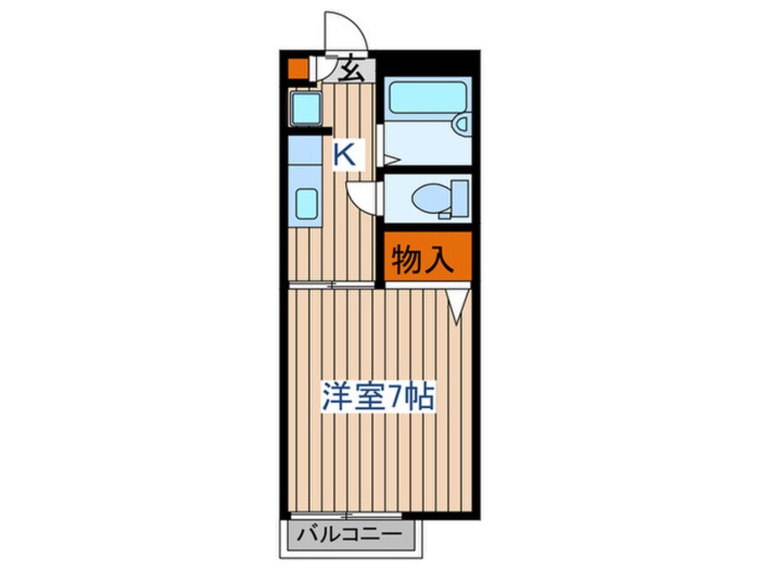 間取図 PEACOCK旭ケ丘