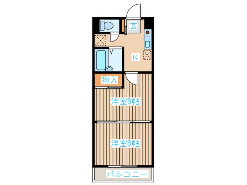 間取図 ベルシティ土樋