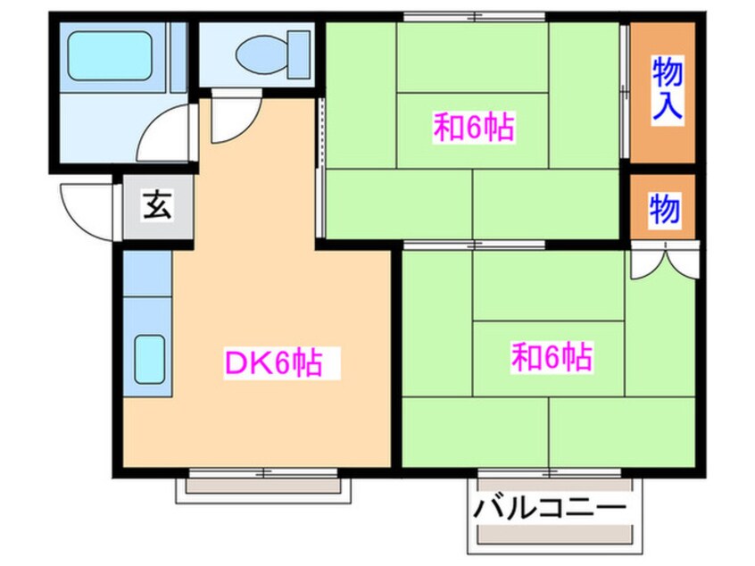 間取図 ファミーユ沼田