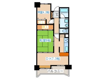 間取図 ダイアパレス泉崎(302)