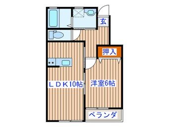 間取図 クレール鶴ヶ谷