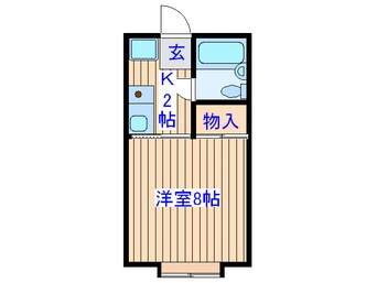 間取図 コ－ポ石橋Ｃ