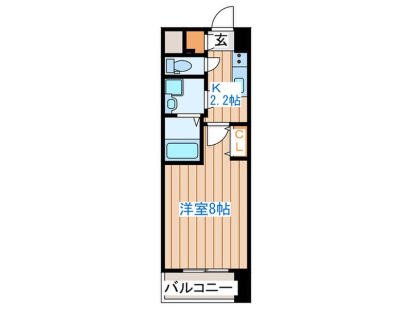 間取図 パークサイド仙台東口