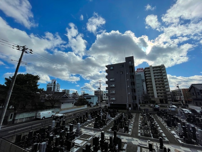 室内からの展望 パークサイド仙台東口