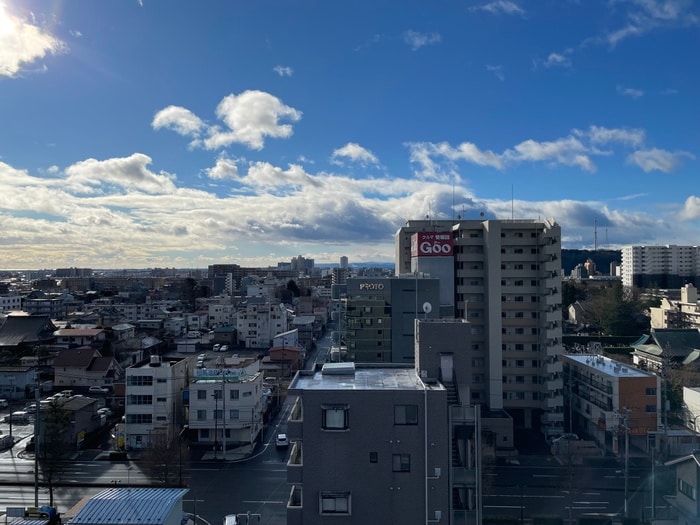 室内からの展望 パークサイド仙台東口