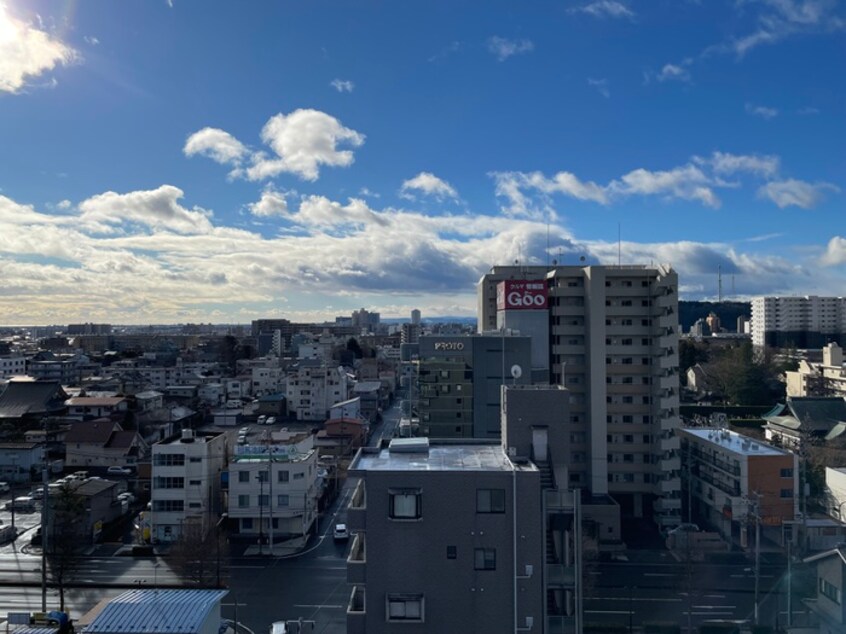 室内からの展望 パークサイド仙台東口