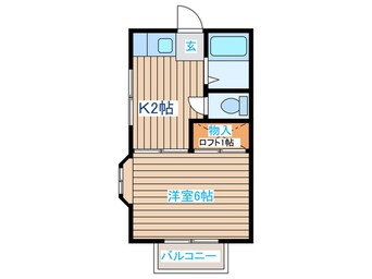 間取図 第一コ－ポナバタ