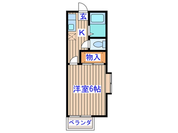 間取り図 第一コ－ポナバタ