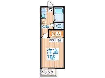 間取図 第一コ－ポナバタ