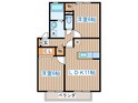 セジュールＢの間取図