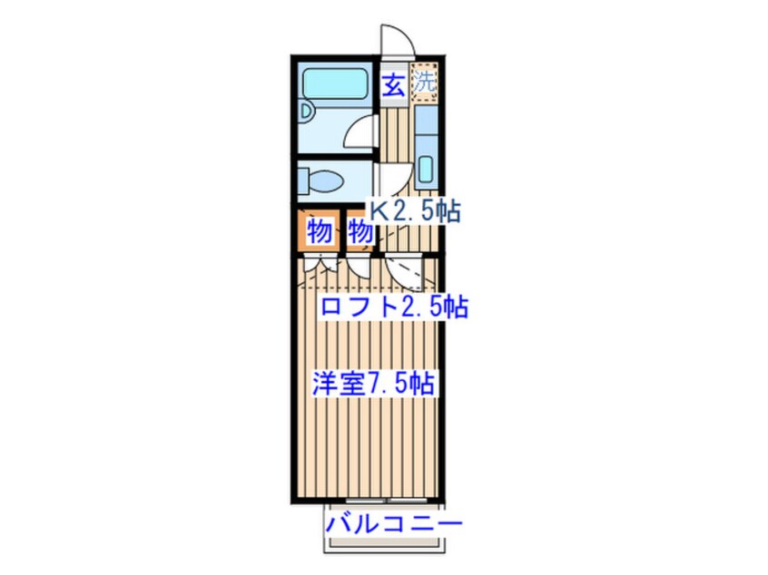 間取図 宮床ビレッジ