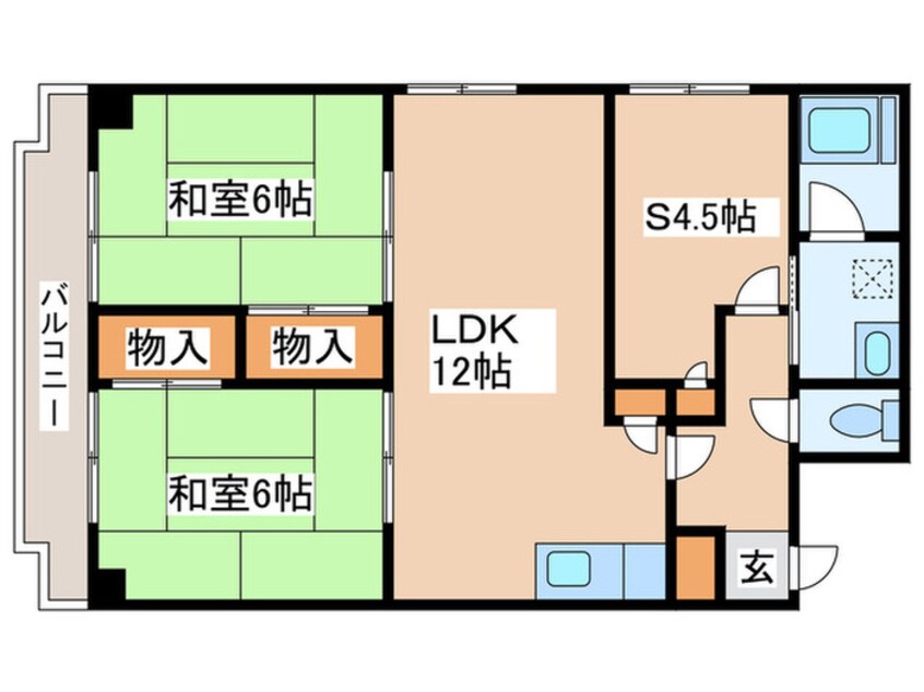 間取図 ファーストハイツ新田