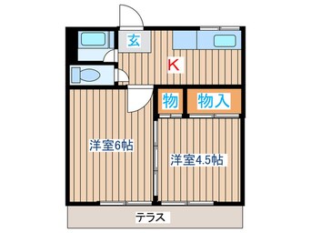 間取図 佐藤ｱﾊﾟｰﾄ第一