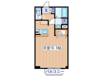間取図 サンフェリ－チェ・１７