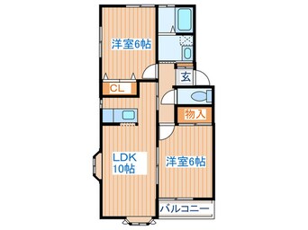 間取図 ボ・シャト－Ⅱ