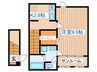 ノイフリシュＣ 1Kの間取り