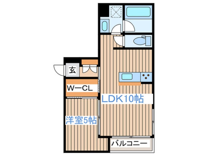 間取図 ベレオ真栄広瀬町