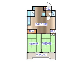 間取図 パークハイツ東口