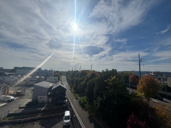 室内からの展望 第三横山ハイツ