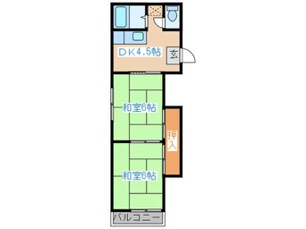 間取図 メゾンカキヌマ