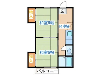 間取図 メゾンカキヌマ