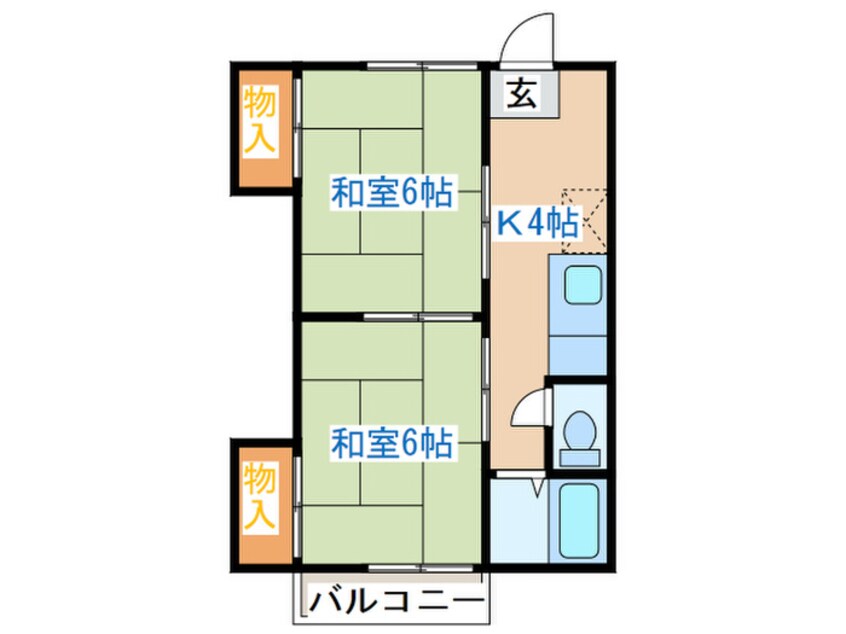 間取図 メゾンカキヌマ