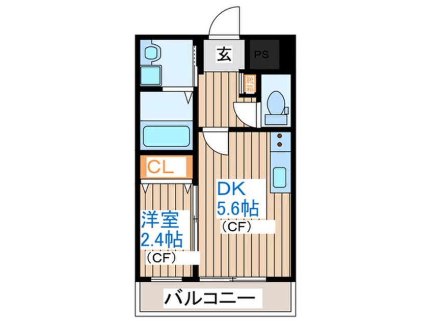 間取図 レジデンスREIWA支倉