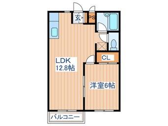 間取図 コーポサケンⅡ