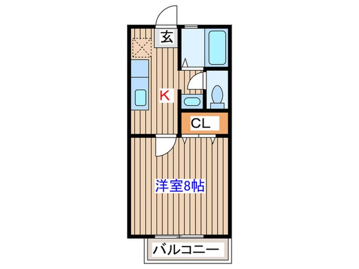 間取り図 けやき館　B棟