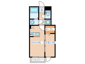 間取図 アンセル長町B